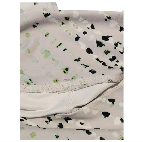 Fabletics High-Waisted Statement PowerHold Legging White Splash Print Medium - Picture 5 of 11